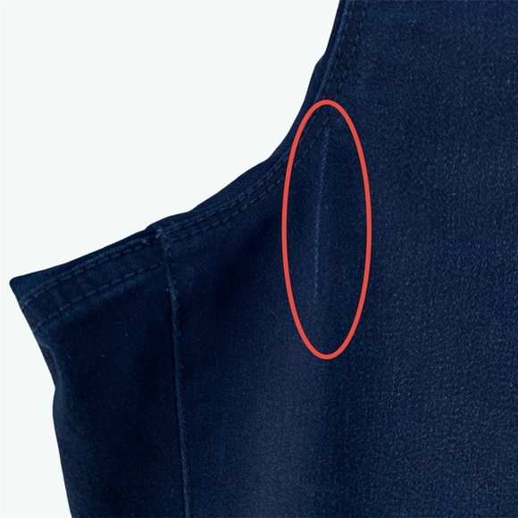 Gloria Vanderbilt Avery Indigo Blue Straight Leg 5-Pocket Jeans ~ Women’s 14 - Picture 9 of 10